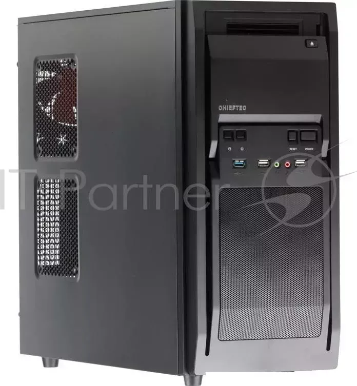 Корпус Chieftec LF 02B ATX Gaming Tower, без БП, сталь 0,6 мм, 1* USB 3.0 , 2* USB 2.0, 1* 12см вент.