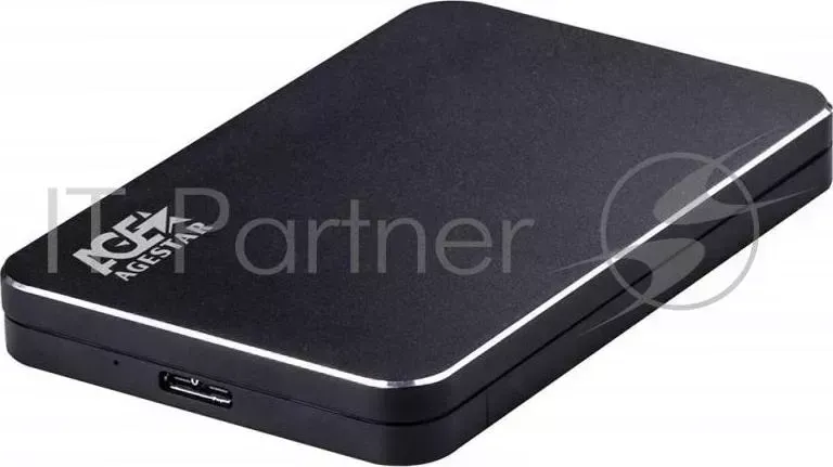 Внешний корпус для HDD AGESTAR 3UB2A18 SATA алюминий черный 2.5"