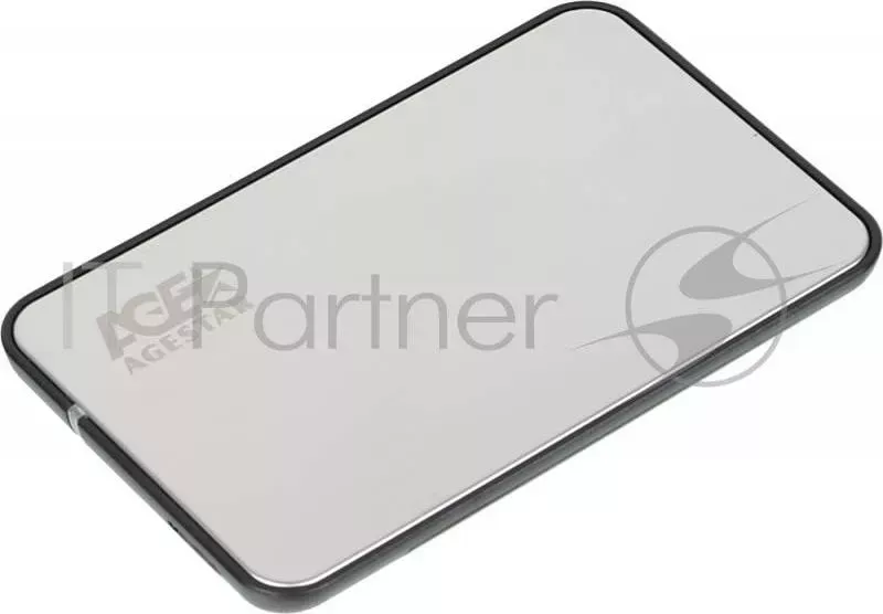 Внешний корпус для HDD/SSD AGESTAR /SSD AgeStar 3UB2A8S-6G SATA III пластик/алюминий серебристый 2.5"