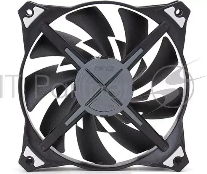 Вентилятор Case fan ZALMAN DF12 ZALMAN для корпуса ZM retail, 120мм, лопасти в виде двойного лезвия, 800 1500 об/мин, 15 23дБа, сверхпрочный подшипник из нанокомпозитного м