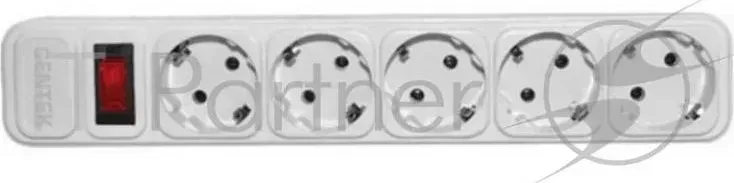 Сетевой фильтр Centek CT-8900-5-4,5 White (белый) 5 розеток, 4,5 м, ДВОЙНАЯ ЗАЩИТА, макс до 2200 Вт Noname 5