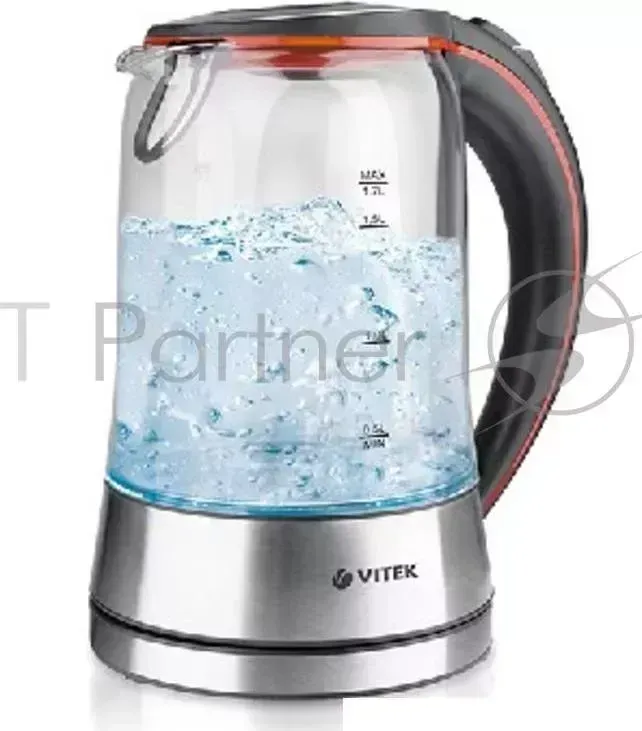 Чайник VITEK VT-7005(TR) Мощность 1850-2200 Вт. Максимальный объем 1,7 л. Корпус из нержавеющей стали.