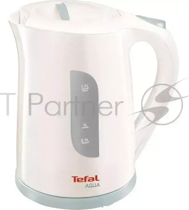 Чайник электрический TEFAL KO270130 1.7л. 2400Вт белый/серый корпус: пластик