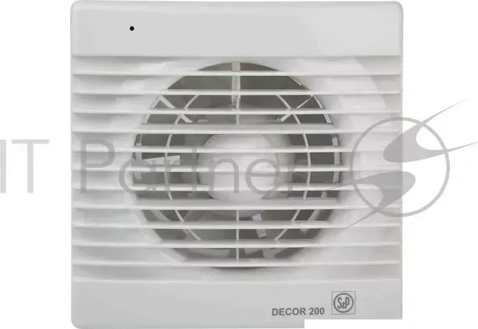 Вентилятор вытяжной SOLER&PALAU Decor 200CR 185 м3/ч. Установочный д 120 мм. 45.5 dB(A)