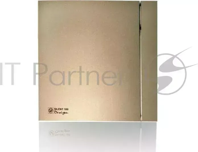 Вентилятор вытяжной SOLER&PALAU Silent-100 CZ Champagne Design 4С 95 м3/ч. Установочный д 98.9мм