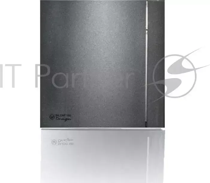 Вентилятор вытяжной SOLER&PALAU Silent-100 CZ Grey Design 4С 95 м3/ч. Установочный д 98.9мм