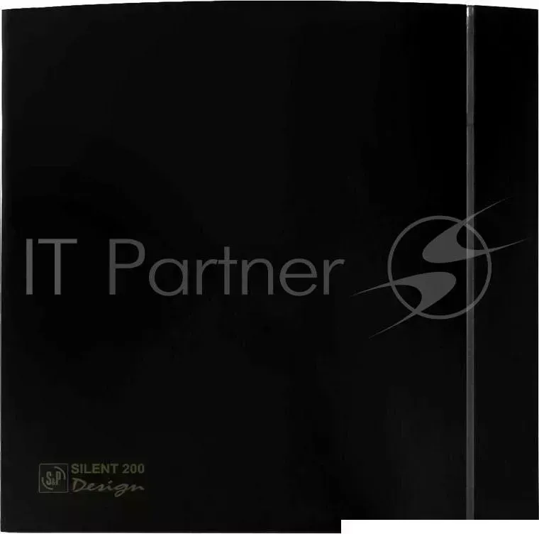 Вентилятор SOLER&PALAU SILENT-200 CZ BLACK DESIGN-4C 175 м3/ч. Установочный д 116 мм. 5 dB(A)