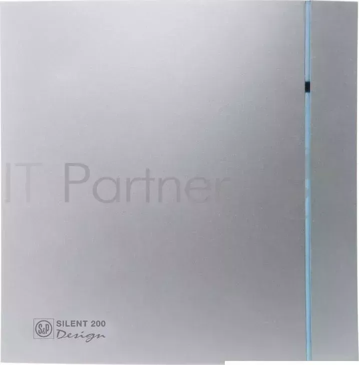 Вентилятор SOLER&PALAU SILENT-200 CZ SILVER DESIGN-3C 175 м3/ч. Установочный д 116 мм. 5 dB(A)