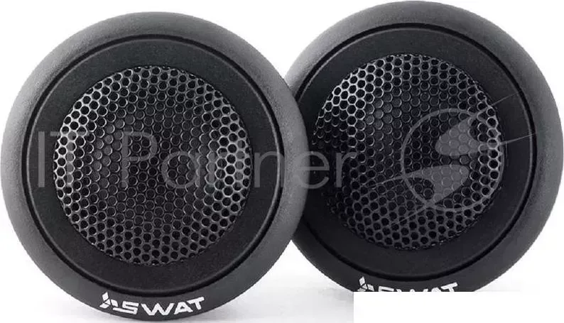 Колонки автомобильные Swat SP TW-R10 (без решетки) 100Вт 98дБ 4Ом 2.6см (1дюйм) (ком.:2кол.) твитер однополосные SWAT SP