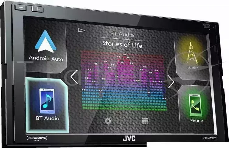 Автомагнитола JVC KW M730BT 2DIN 4x50Вт