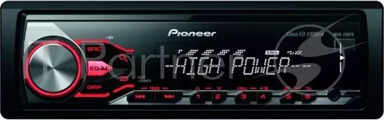 Автомагнитола Pioneer MVH-280FD 1DIN 4x100Вт PIONEER MVH 280FD
