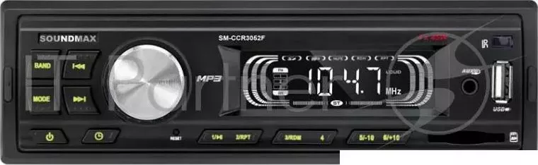Автомагнитола Soundmax SM-CCR3052F 1DIN 4x45Вт SOUNDMAX SM CCR3052F