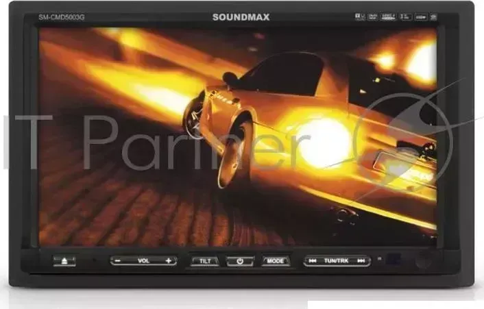 Автомагнитола CD DVD Soundmax SM-CMD5003G 2DIN 4x50Вт SOUNDMAX CD