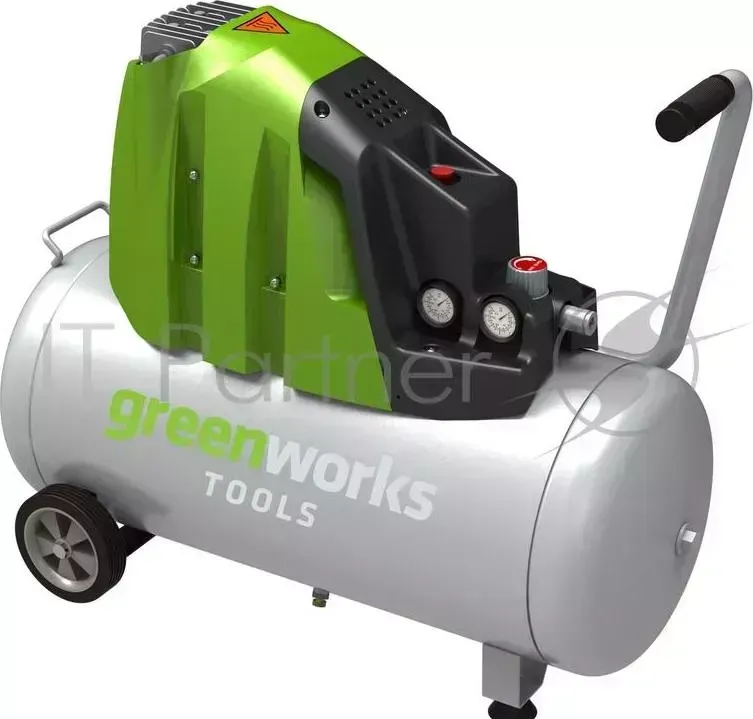 Компрессор GreenWorks GAC50L 4102007 1500Вт 50л 172л/мин. 8 бар без 220В 2л.с.