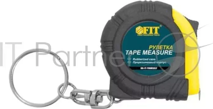 Рулетка FIT 17825 -брелок прорезин.корпус 2м (8 мм)
