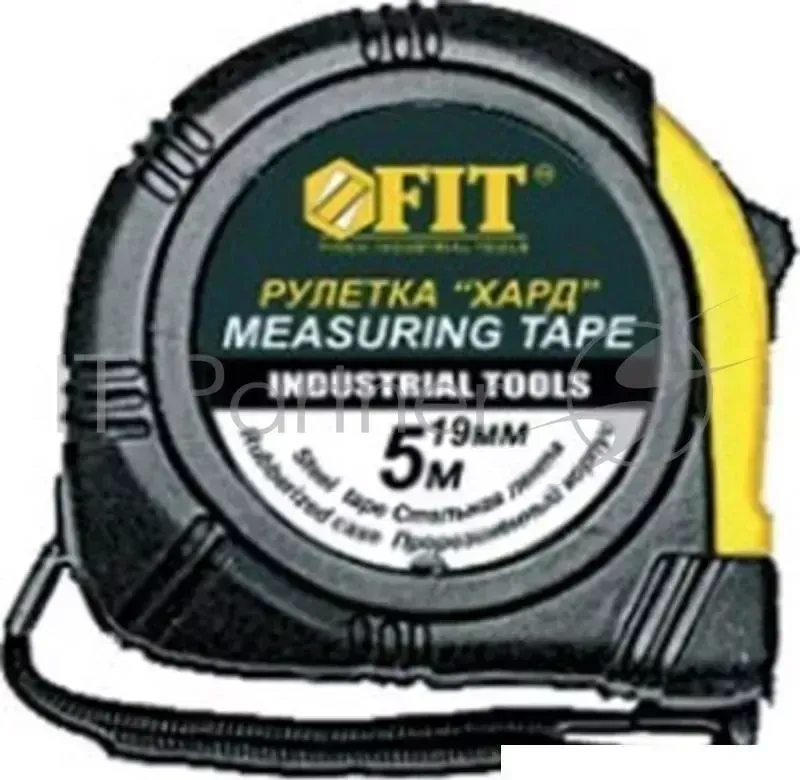 Рулетка FIT 17206 корпус прорезиненный, "Хард", 5м, (25мм)