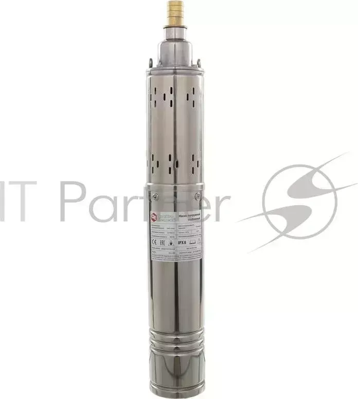 Насос скважинный QUATTRO ELEMENTI ELICA 246-982 600Вт 3600л/ч для чист.воды 50м 9.4кг нерж.корпус