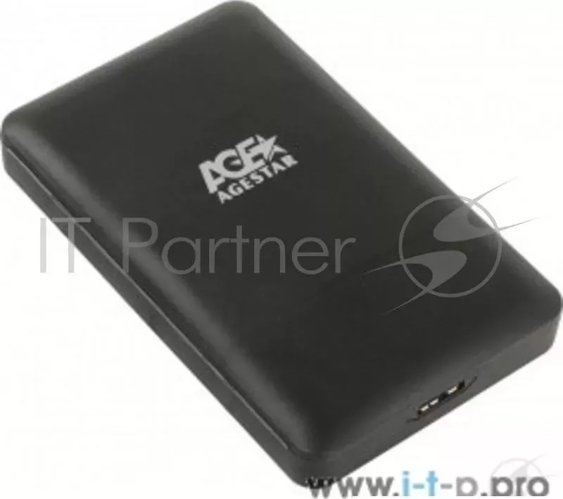 Внешний корпус для HDD/SSD AGESTAR 3UBCP3 SATA пластик черный 2.5"