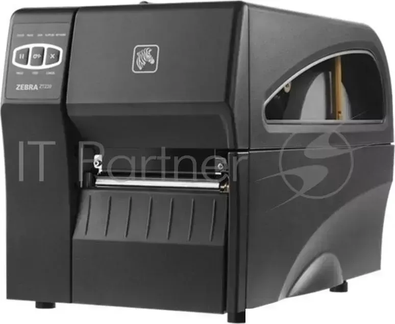 Принтер этикеток Zebra коммерческий TT ZT220 TT Printer ZT220, 203 dpi, Euro and UK cord, Serial, USB, Int 10/100 TT TT , UK