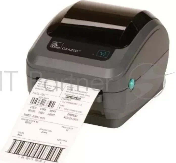 Принтер этикеток Zebra DT Printer GK420d, 203 dpi, Euro and UK cord, EPL, ZPLII, USB, Ethernet