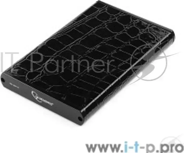 Корпус GEMBIRD EE2 U2S 70L, черный, USB 2.0, SATA, металл кожзам, блистер