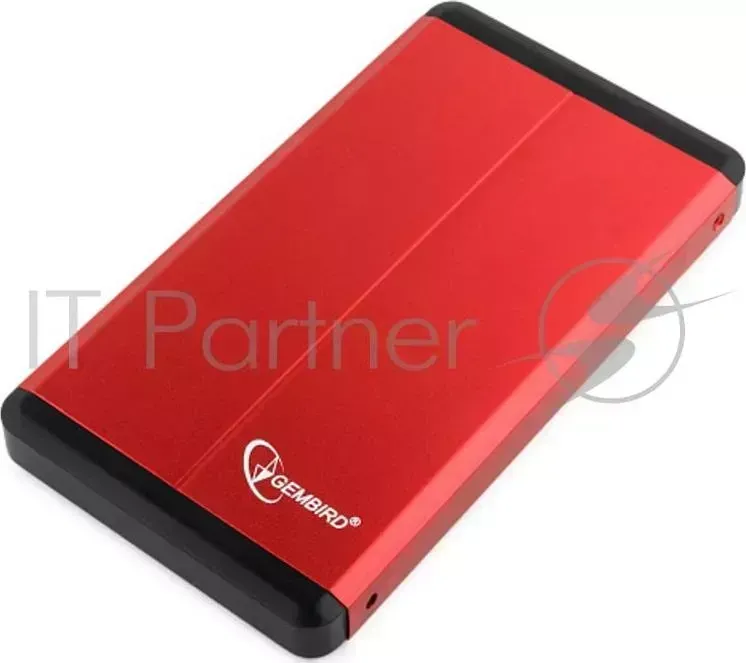 Корпус GEMBIRD EE2 U3S 2, красный, USB 3.0, SATA