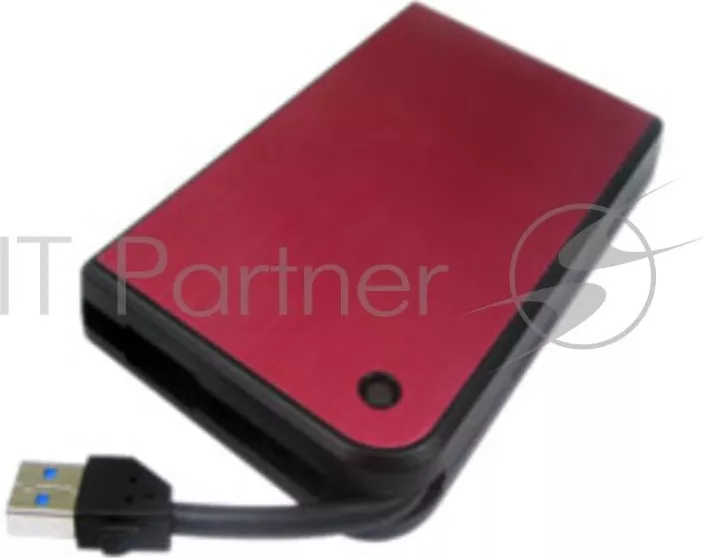 Фото №0 Внешний корпус для HDD AGESTAR 3UB2A14 Red usb3.0 to 2,5" SATA алюминий