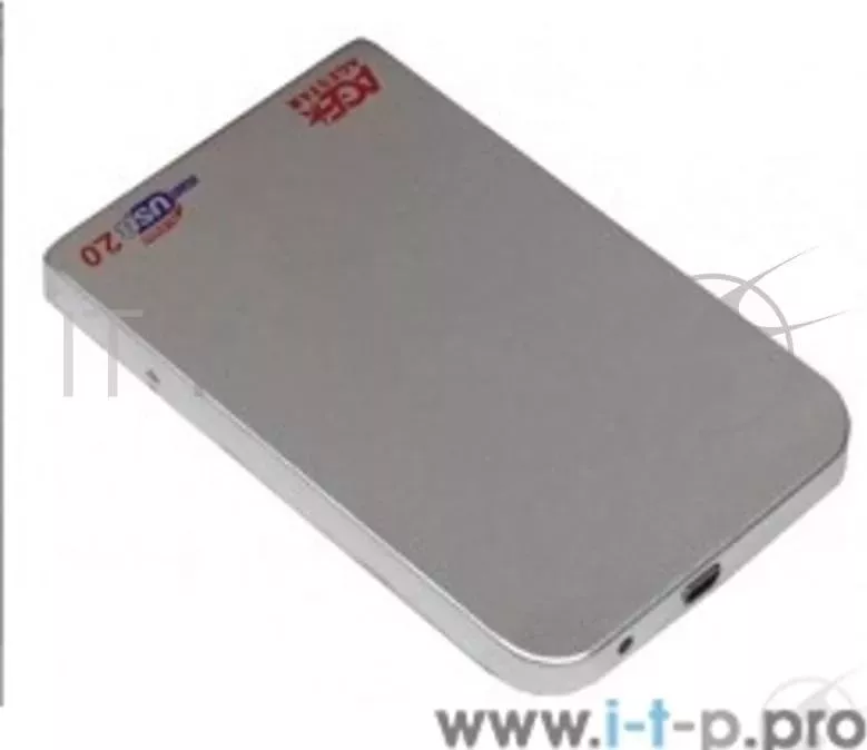 Внешний корпус для HDD AGESTAR 2,5" SATAg SUB2O1 SILVER USB2.0, алюминий, серебристый 04510