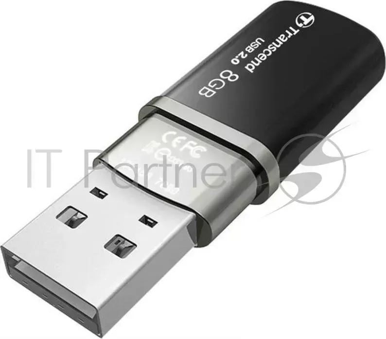 Флеш Диск TRANSCEND 8Gb JetFlash 320K TS8GJF320K USB2.0 черный