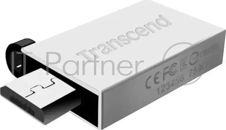 Флеш Диск TRANSCEND 8Gb Jetflash 380 TS8GJF380S USB2.0 серебристый