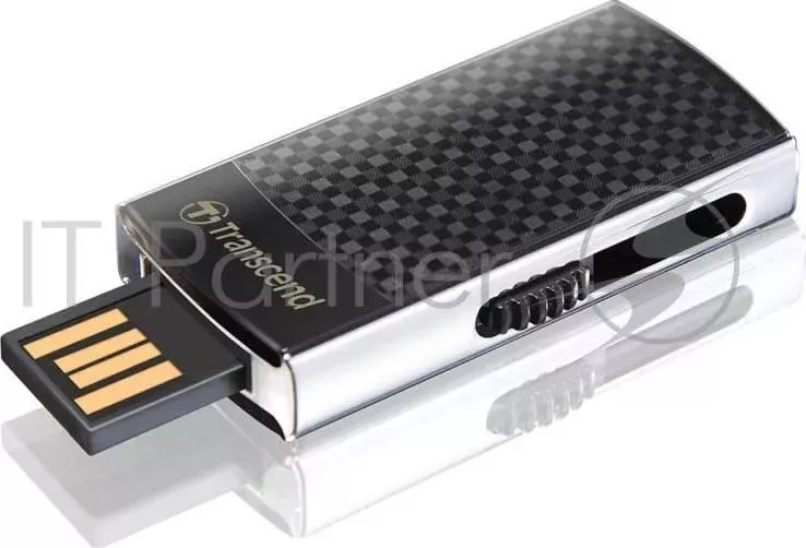 Флеш Диск TRANSCEND 8Gb Jetflash 560 TS8GJF560 USB2.0 черный/серебристый