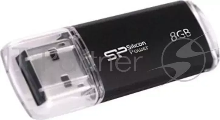 Флеш Диск SILICON POWER 8Gb Ultima II-I Series SP008GBUF2M01V1K USB2.0 черный