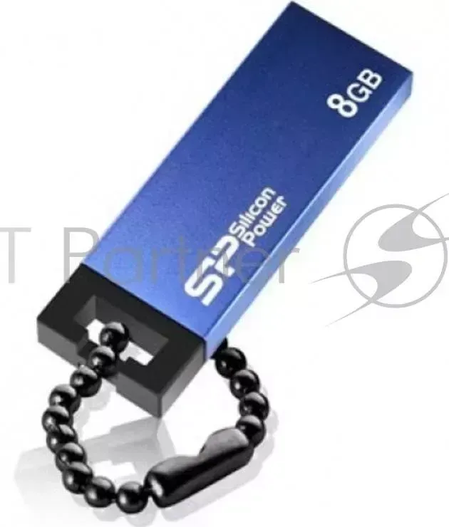 Флеш Диск SILICON POWER 8Gb Touch 835 SP008GBUF2835V1T USB2.0 серый