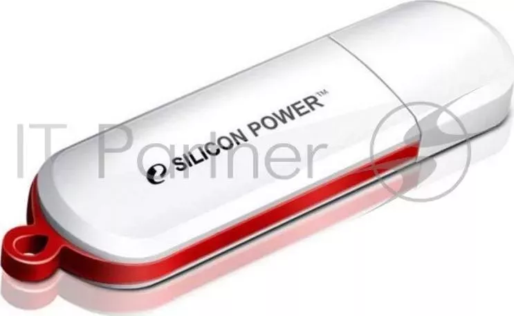 Флеш Диск SILICON POWER 8Gb LuxMini 320 SP008GBUF2320V1W USB2.0 белый