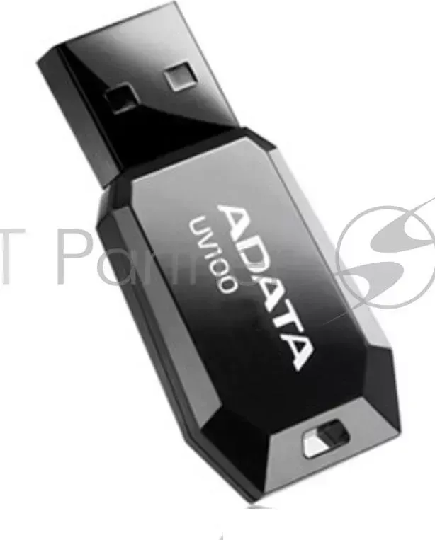 Флеш Диск 8GB ADATA UV100, USB 2.0, Черный