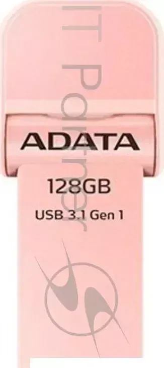 Флеш накопитель 128GB ADATA i-Memory AI920, USB 3.1/Lightning, Rose Gold