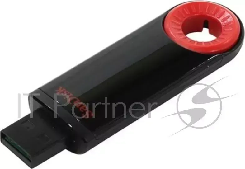 Флеш Диск Sandisk 64Gb Cruzer Dial SDCZ57-064G-B35 USB2.0 черный/красный SANDISK Внешний накопитель 64GB USB Drive USB 2.0 SDCZ57 064G B35