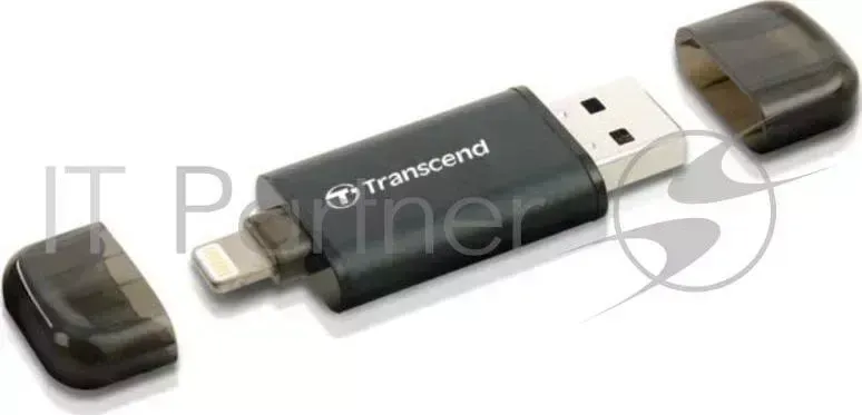 Флеш Диск TRANSCEND 64Gb JetDrive Go 300 Lightning TS64GJDG300K USB3.0 черный