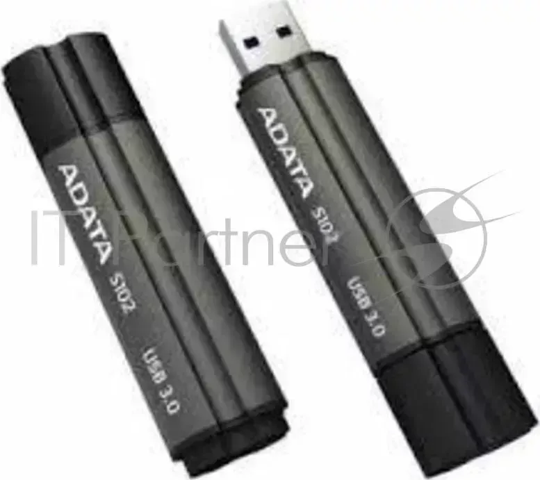 Флеш Диск 128GB ADATA S102 PRO, USB 3.0, Серый алюминий Read 600X