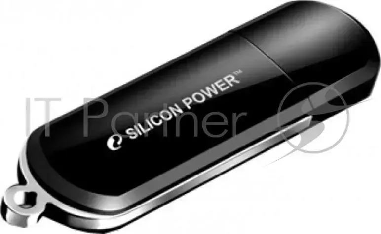 Флеш Диск SILICON POWER 64Gb LuxMini 322 SP064GBUF2322V1K USB2.0 черный