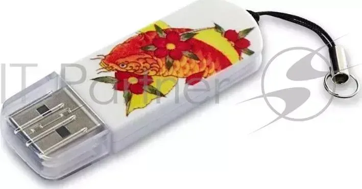 Флеш Диск VERBATIM 32GB Mini Tattoo Edition, USB 2.0, Рыба
