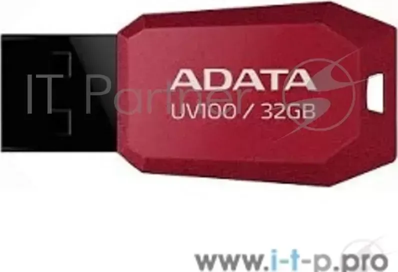 Флеш накопитель 32GB ADATA UV100, USB 2.0, Красный