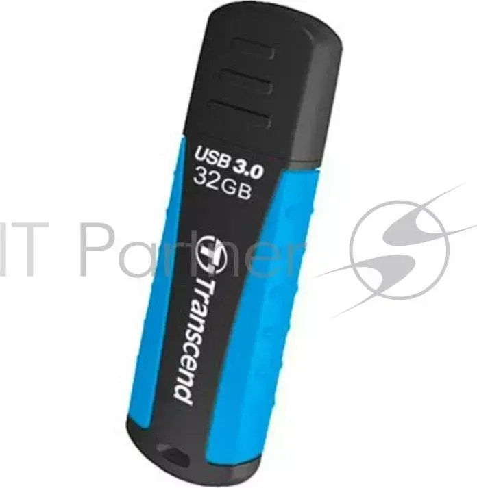 Флеш Диск TRANSCEND 32Gb Jetflash 810 TS32GJF810 USB3.0 черный/синий