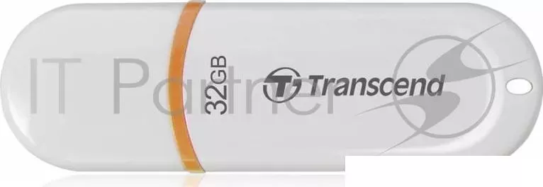 Флеш Диск TRANSCEND 32Gb Jetflash JF330 TS32GJF330 USB2.0 белый/оранжевый