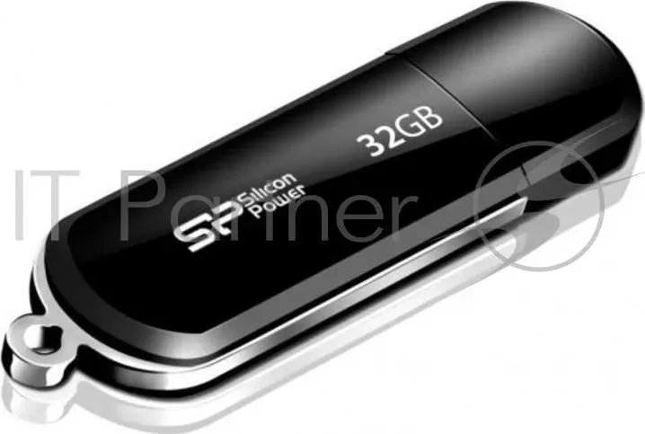 Флеш Диск SILICON POWER 32Gb LuxMini 322 SP032GBUF2322V1K USB2.0 черный
