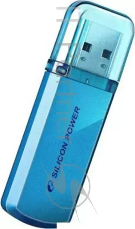 Флеш Диск SILICON POWER 32Gb Helios 101 SP032GBUF2101V1B USB2.0 синий