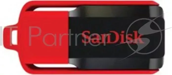 Флеш Диск Sandisk 32Gb Cruzer SDCZ52-032G-B35 USB2.0 красный/черный