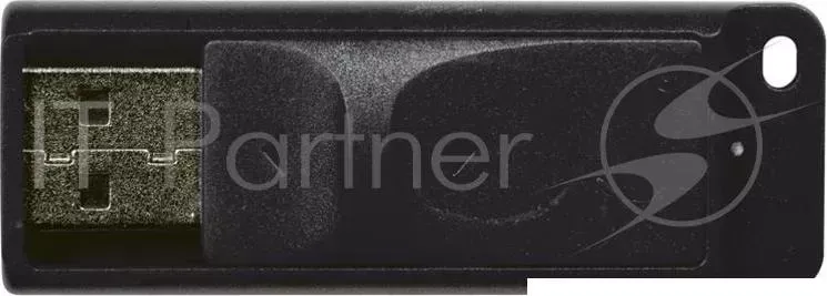 Флеш накопитель 16GB VERBATIM Slider, USB 2.0, Черный