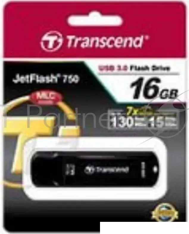 Флеш Диск TRANSCEND 16Gb Jetflash 750 TS16GJF750K USB3.0 черный