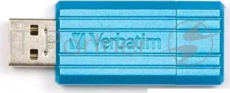 Флеш Диск VERBATIM 16Gb PinStripe 49068 USB2.0 синий